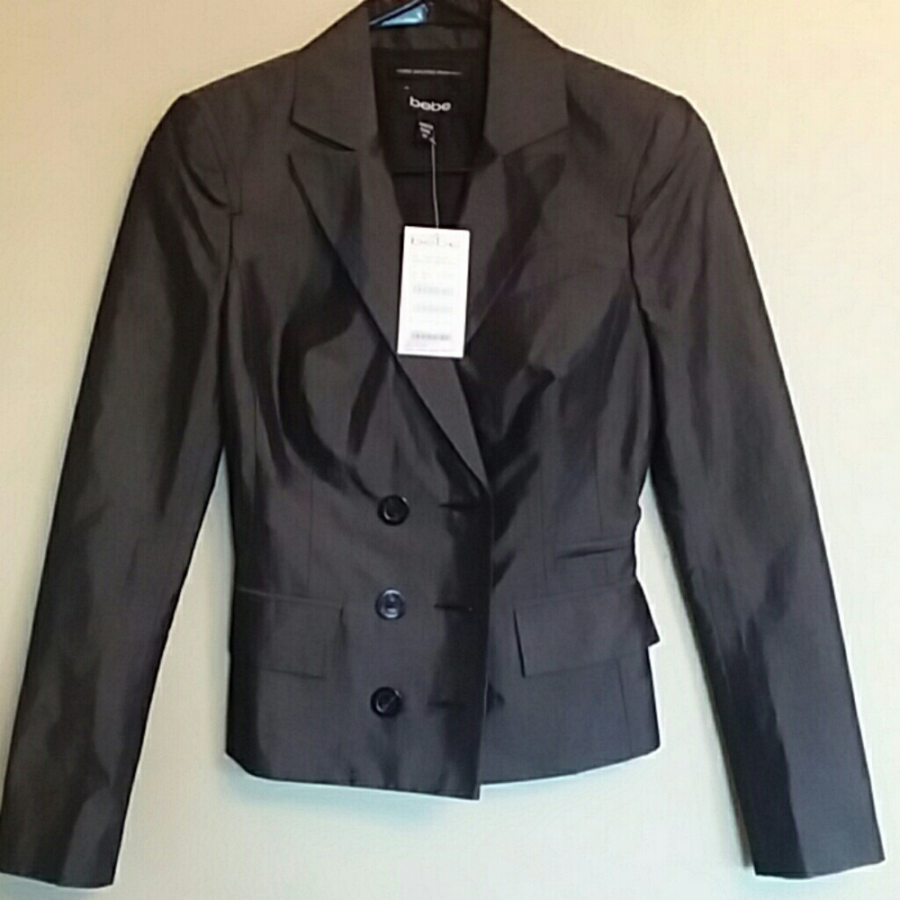 Bebe gray blazer